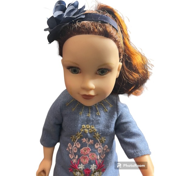 Journey Girls 18” KELSEY Italy Toys R Us Exclusive 2015 Vinyl Girl Doll Dress - Picture 5 of 6